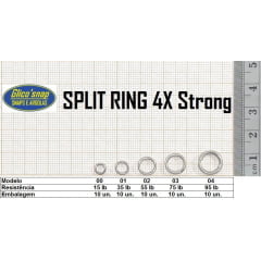 Split Ring 4x / Glico Snaps