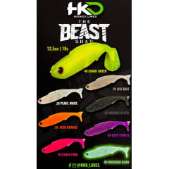Isca Artificial BEAST SHAD 12,5cm 4 und HKD Lures